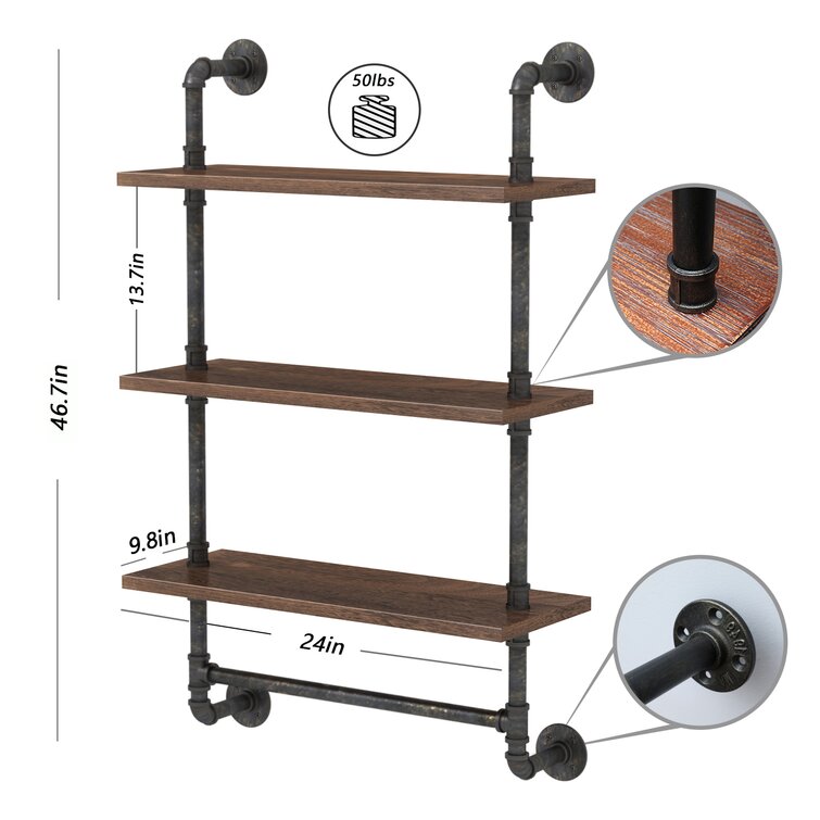 Bonnay 3 Piece Tiered Shelf