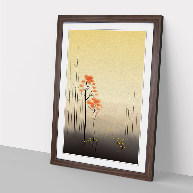 Spring Forest No.2 - Framed Print, Walnut Framed, 46cm H x 34cm W