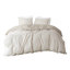 Housse de couette en coton biologique à boutons, format King/King - Douceur naturelle