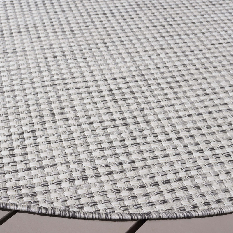 Tapis d'intérieur / extérieur Courtyard Performance, Rond 6 pi 7 po