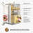 Iriber Modern Shower System With High Pressure Rain Shower Head And Handheld Shower, Concealed Mixer Valve, Pressure Balance Technology For Safety, Easy Installation Included-114406426
