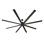 Ventilateur de plafond sans lumière, télécommande à 6 vitesses, 8 pales en aluminium, moteur à courant continu réversible, ventilateur encastré moderne à profil bas pour chambre à coucher, salon, patio, intérieur / extérieur