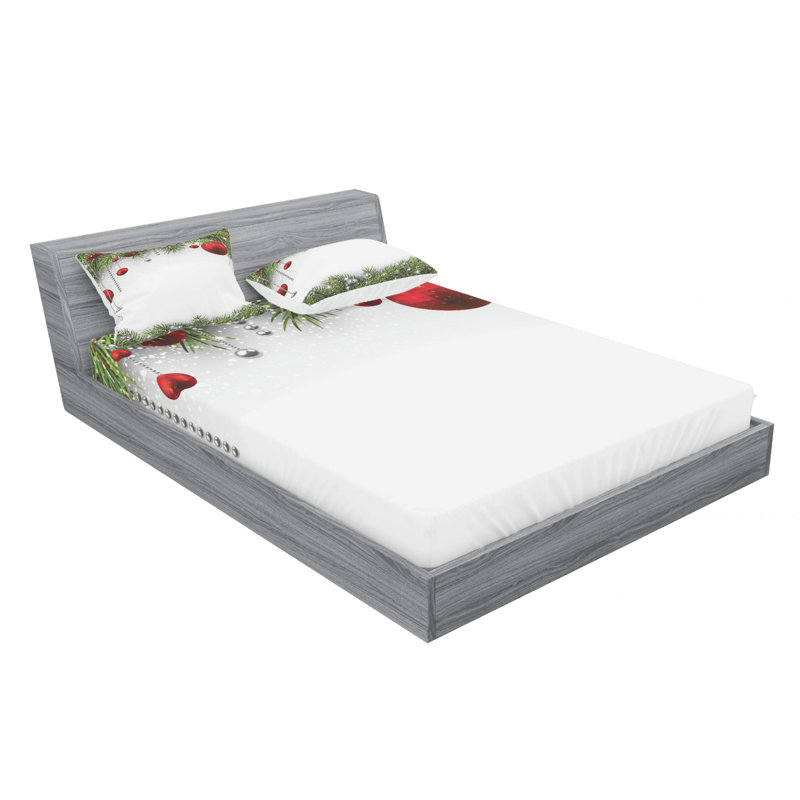 Microfiber Sheet Set, Queen Sheet Set with Fitted Sheet