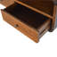Console flottante châtaignier ouverte