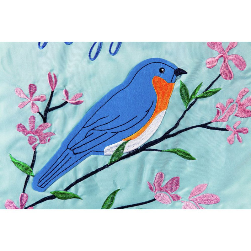 Très plein de nylon 2 côtés 18 x 13 po drapeau de jardin