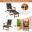 Aleshka Outdoor Acacia Wood Chaise Lounge