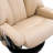 Faux Leather Massage Chair with Ottoman,wood-381939161