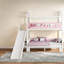 Lits de rangement à glissière, lit jumeau en bois au-dessus du style maison double pour maison d'enfant moderne