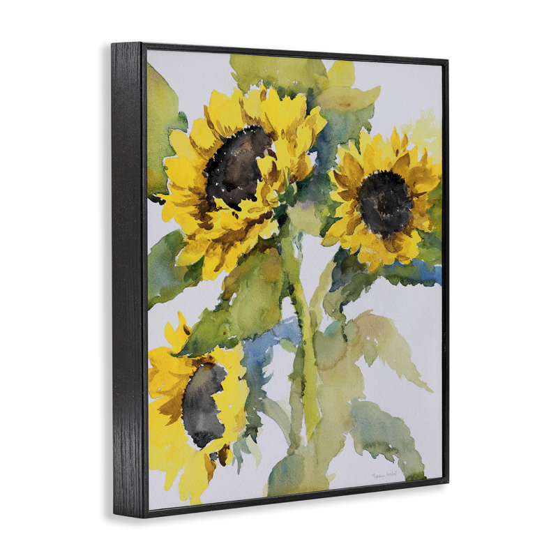 «Bright Brighting Bouquet», art de la giclée encadrée par Theresa Heidel, Giclée encadrée noir minuit, H 14 po x l 11 po