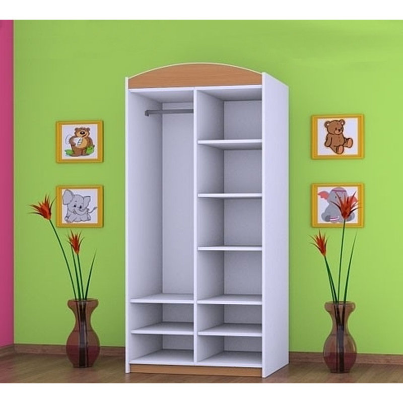 Gauthier 2 Door Wardrobe, Brown