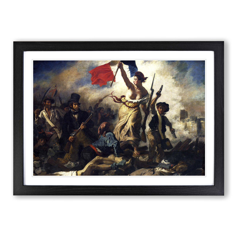 Eugene Delacroix - Single Picture Frame Painting, Black