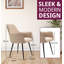 Bendooragh 44cm H Fabric Upholstered Metal Upholstered Back Armchair in Brown