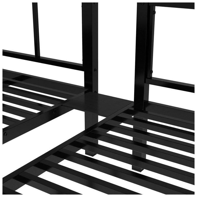 Lit superposé triple en métal Bonwell l 77,56 po x P 92,32 po x H 64,45 po