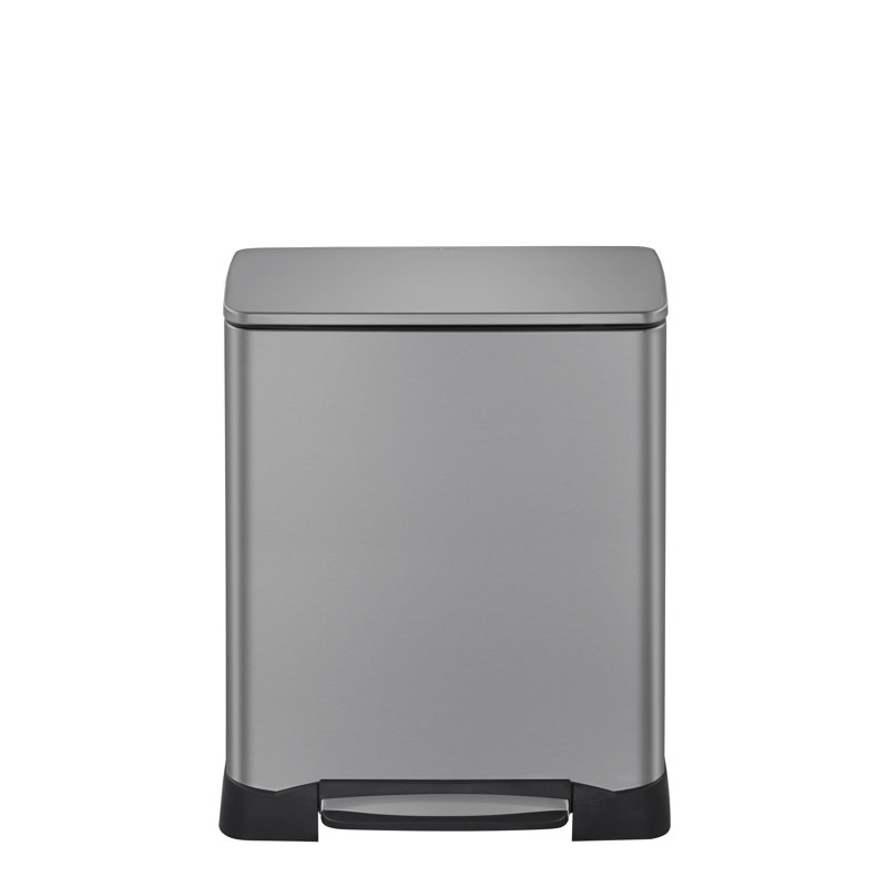 Steel Step On Recycling Bin - 56L