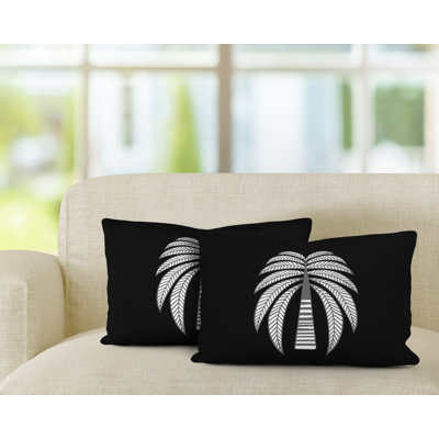 Polyester / Mélange de polyester Housse de coussin rectangulaire intérieure / extérieure lombaire et insert