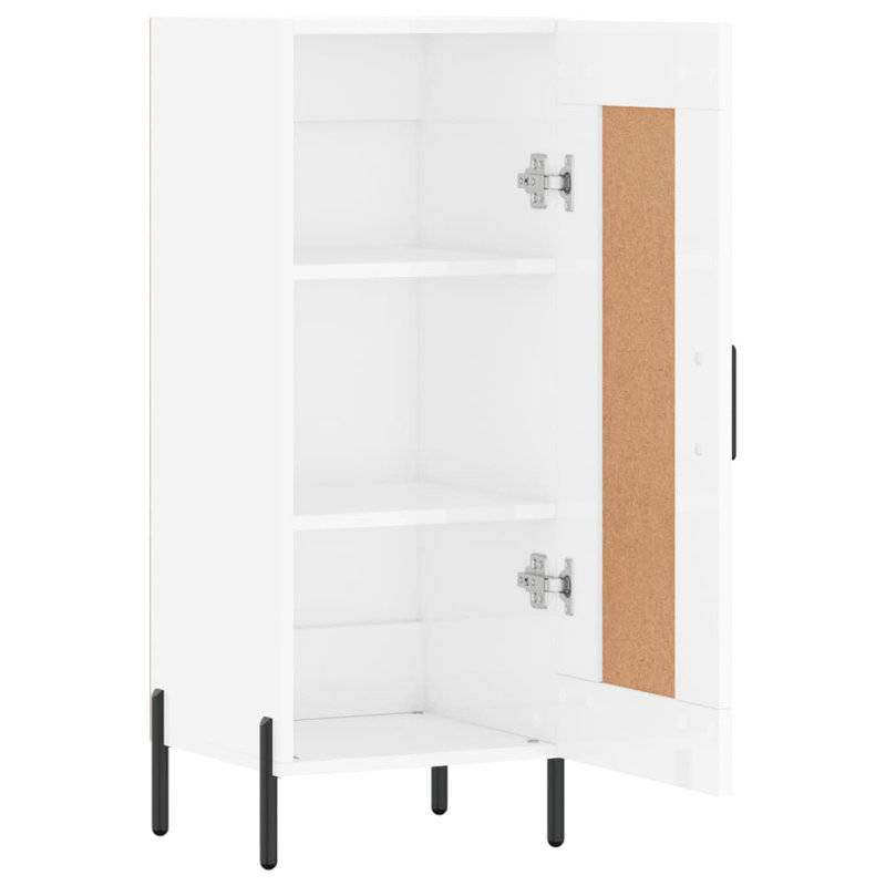 Liscomb 34.5cm Sideboard, High Gloss White