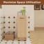 Armoire de rangement autoportante pour salle de bain