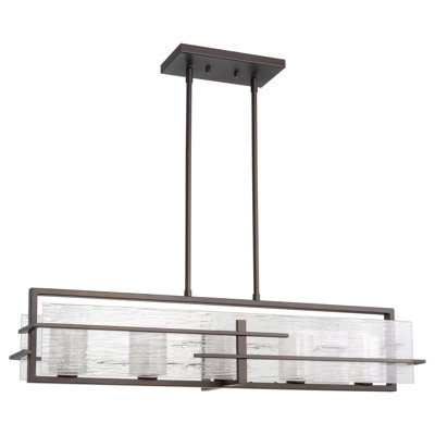 Luminaire suspendu carré / rectangulaire unique à 5 lumières Tryston