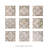 DAnticatto Decor Palazzo 9" x 9" Porcelain Wall & Floor Field Tile