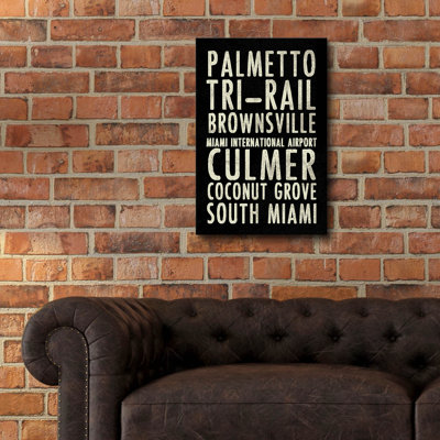 «Miami» par Erin Clark, art mural en verre acrylique