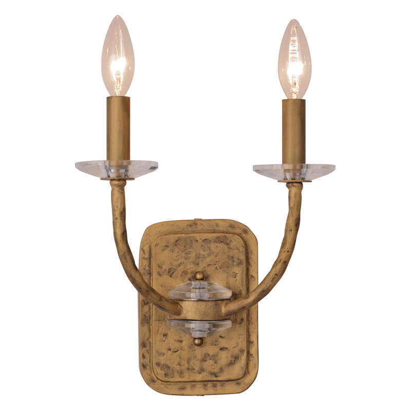 Joleon Steel Candle Wall Light