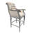 Upholstered Counter Stool with Solid Wood Frame