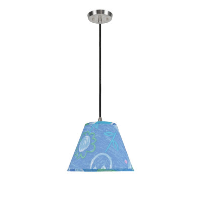 Luminaire suspendu 1 lumière à cône simple Mackenzie