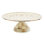 Mocha Check Large Pedestal Platter