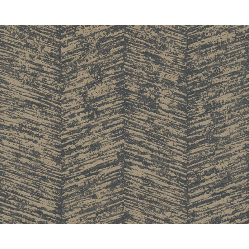 Rouleau de papier peint Concord Wall lings L 33 pi x l 21 po, Noir / or / gris