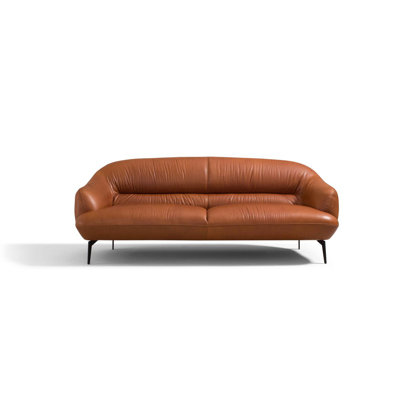 Leonia Cognac Leather Sofa