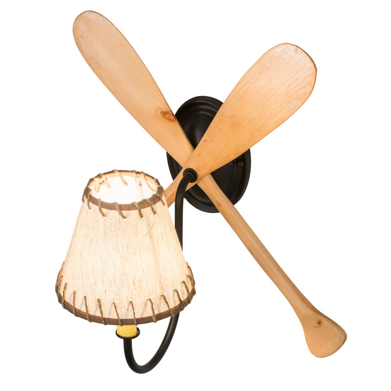 Rustic Lodge 1 - Light Swing Arm