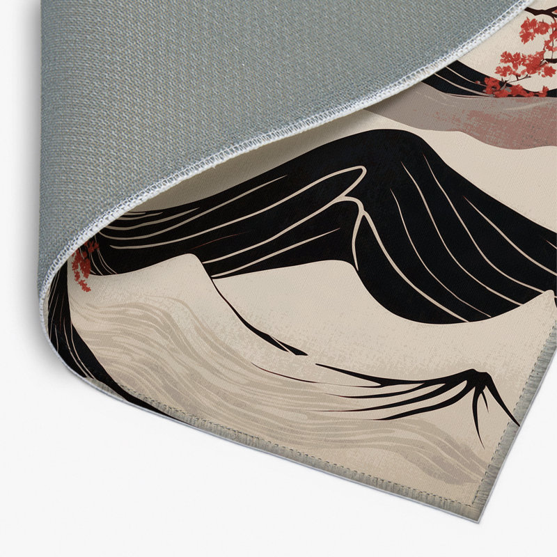Tapis intérieur et extérieur Twilight Blossom, Rectangle 1 pi 6 po x 2 pi 6 po