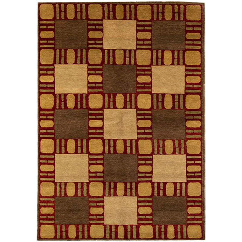 Hand-Knotted High-Quality Red Area Rug