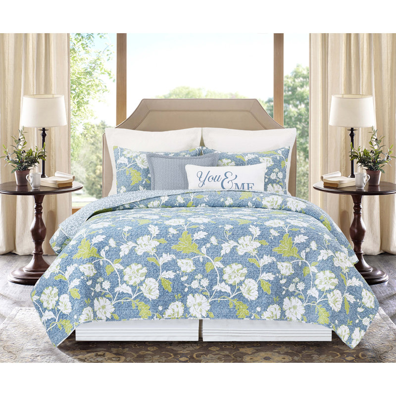 Ensemble de literie pour courtepointe 3 pièces Primrose Scroll, Double/Grand