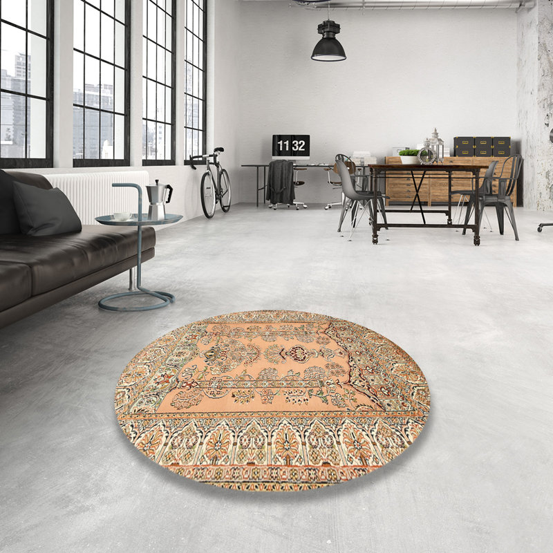 Kwabena Oriental Indoor Rug, Round 6'