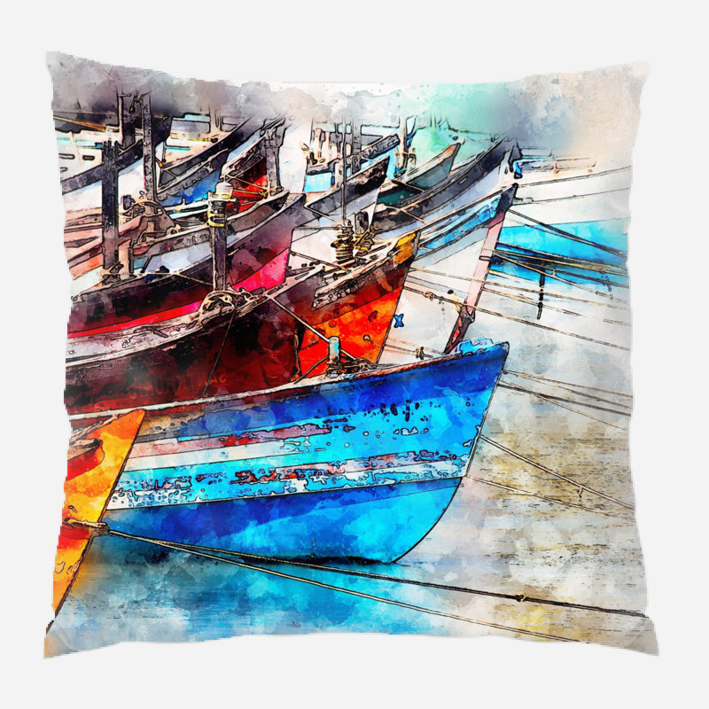 Pfaff Outdoor Reversible Throw Pillow, Microsuede, Indoor