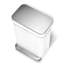 Rectangular Pedal Step-On Steel Bin with Liner Pocket-20713663-123190016
