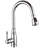 Topcraft Stainless Steel Single Handle Pull-Down Sprayer Kitchen Sink Faucet with 360° Swivel Spout-89404833