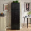 Élégante armoire de rangement à 8 portes avec 4 tablettes, idéale pour un décor organisé et élégant dans les salons, les cuisines et les bureaux-949779834