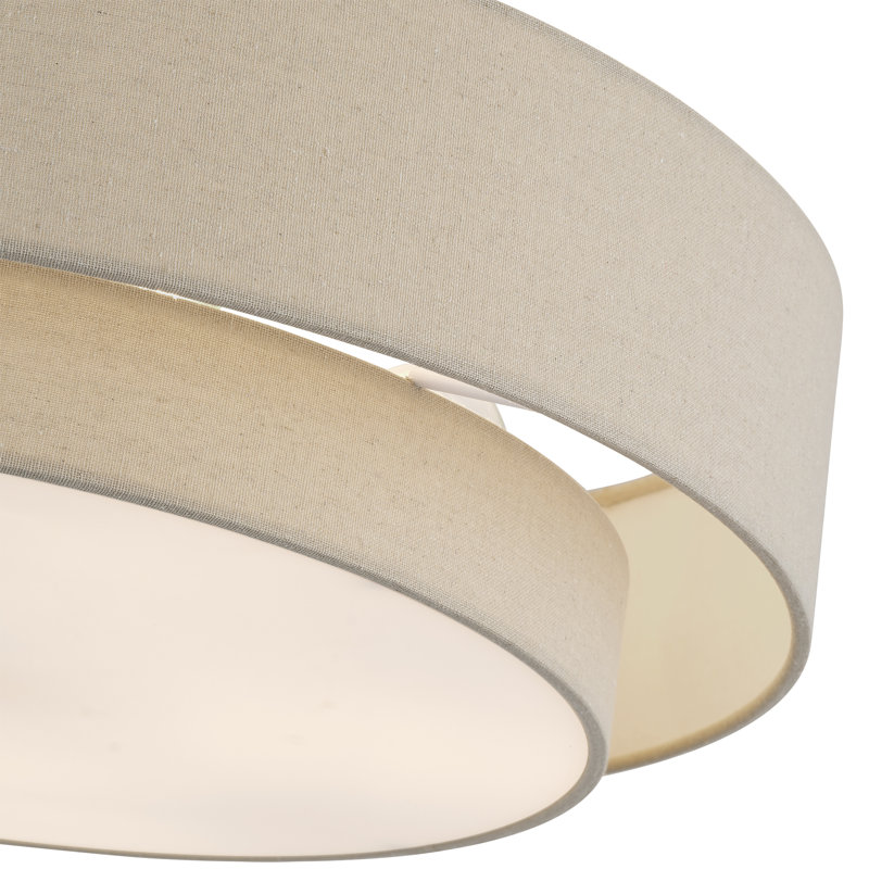 Très grande semi-encastrée 5 lumières Ashani