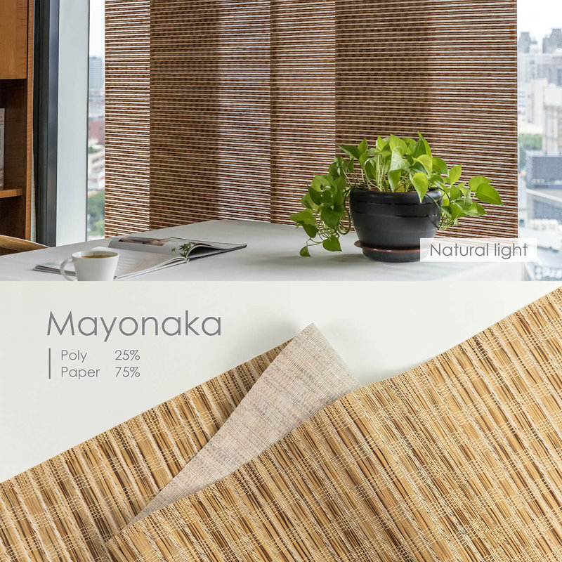 Sharmaine Light Filtering Vertical Blind, Mayonaka