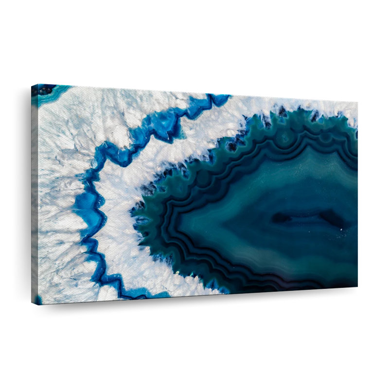 «Amethyst Geode Macro», reproduction sur toile tendue, H 32 po x l 48 po x P 1,25 po