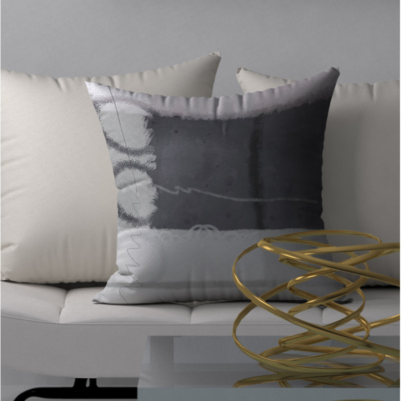 Reversible Throw Pillow, 24" x 24"