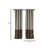 Color-Block Blackout Window Curtain, Single Panel Polyester Blackout Sliding Panel-73911483-73911482