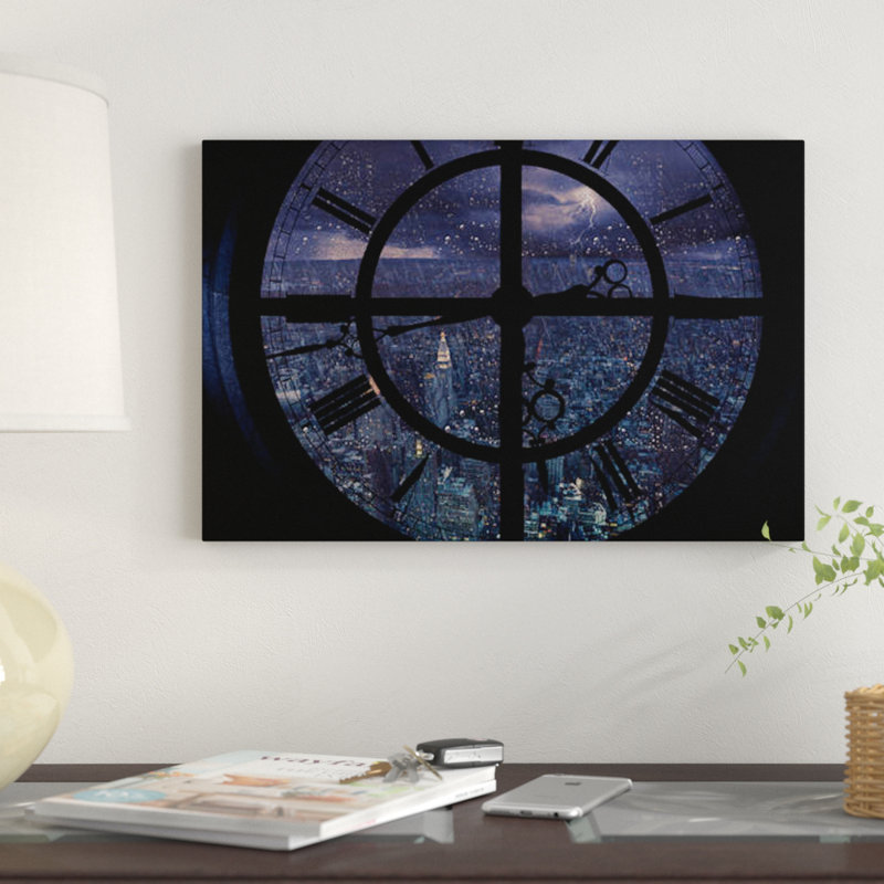 «Gotham Views from Above» par Jackson Carvalho, impression sur toile tendue, H 26 po x l 40 po x P 1,5 po, Toile tendue