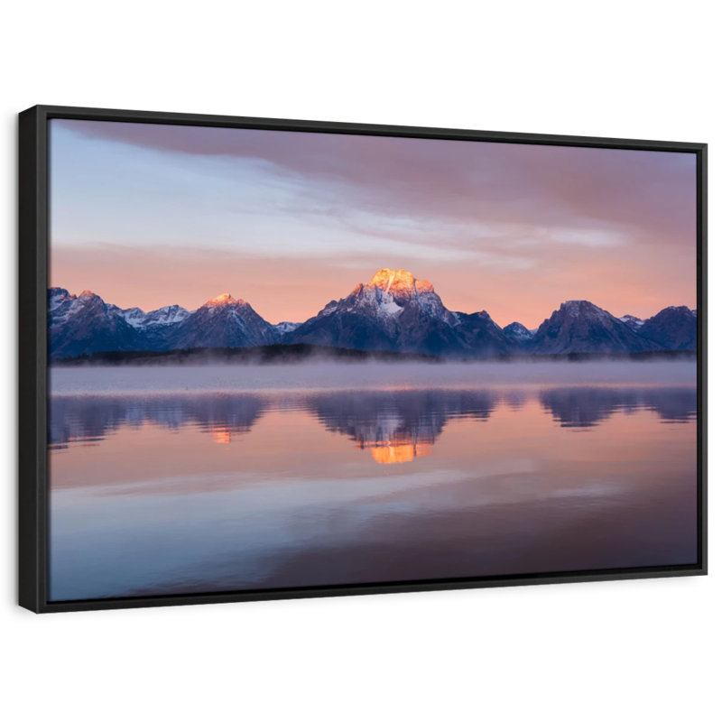 Impression sur toile «Ottoser Grand Teton Glow», H 9 po x l 13 po