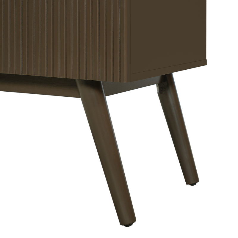 Meuble-lavabo de luxe brun foncé 36 po avec lavabo en céramique de qualité supérieure et armoire de rangement à fermeture en douceur | Idée de cadeau