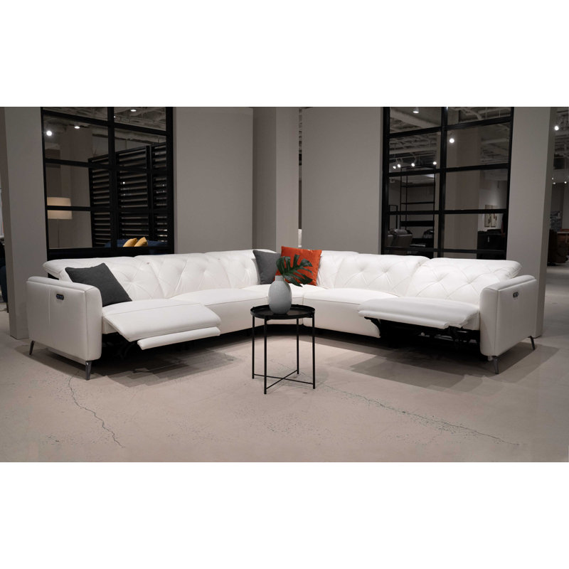 Canapé modulaire inclinable réversible de 126 po de largeur Lowrine
