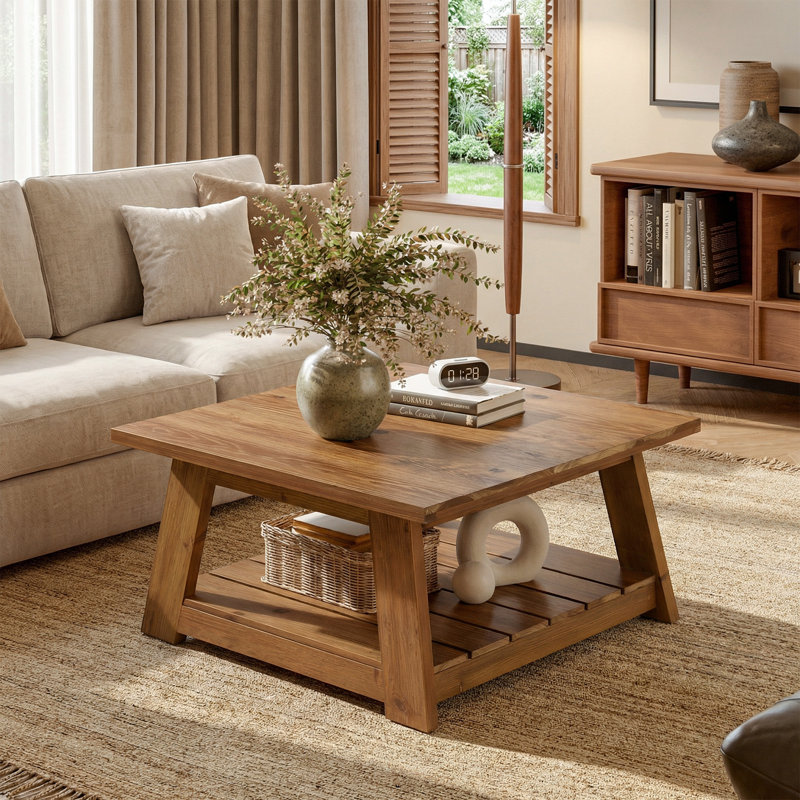 Solid Wood Coffee Table