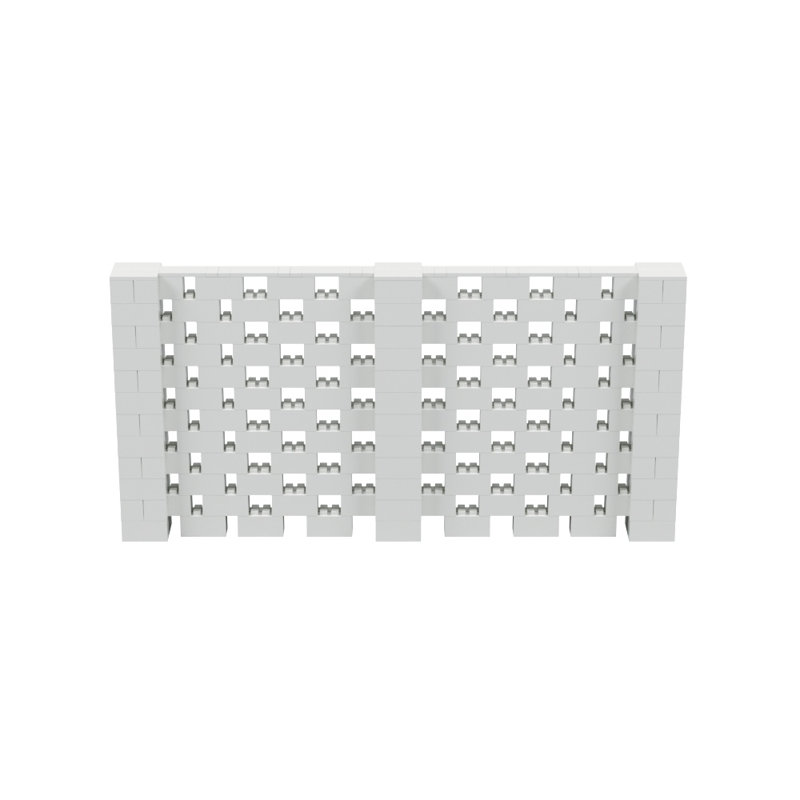 Ensemble mural Everblock, Gris clair, H 72 po x l 144 po x P 12 po